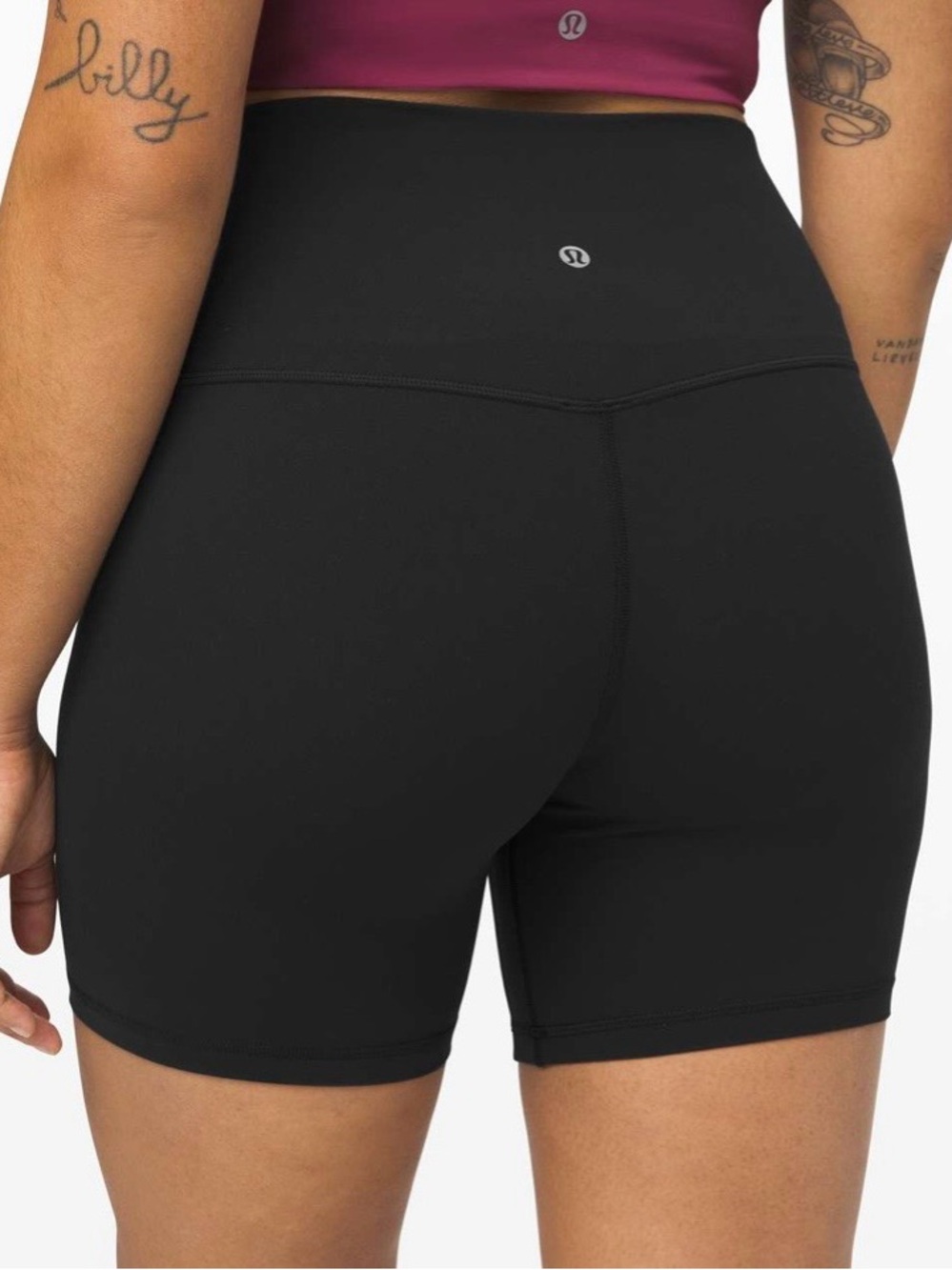 Lululemon Sz 2 Align High-Rise 6” Shorts in Black Nulu Material Size 2